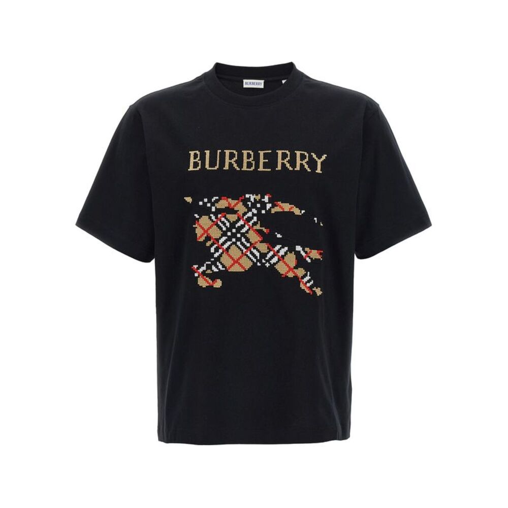 Burberry Black Cotton Men's T-Shirt